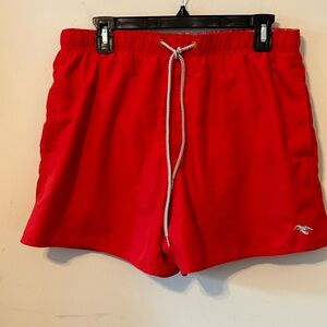 Ted Baker London Men's 4 Large Red Lined Swimming Shorts Swim Beach Vacation‎